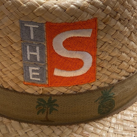 SCALA Straw Raffia Gamblers Wide Brim Straw Hat Natural Neutral New with tags